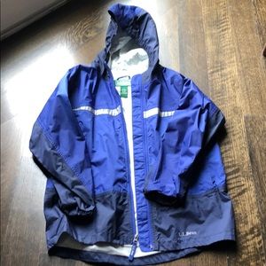 Kids LL Bean rain jacket
